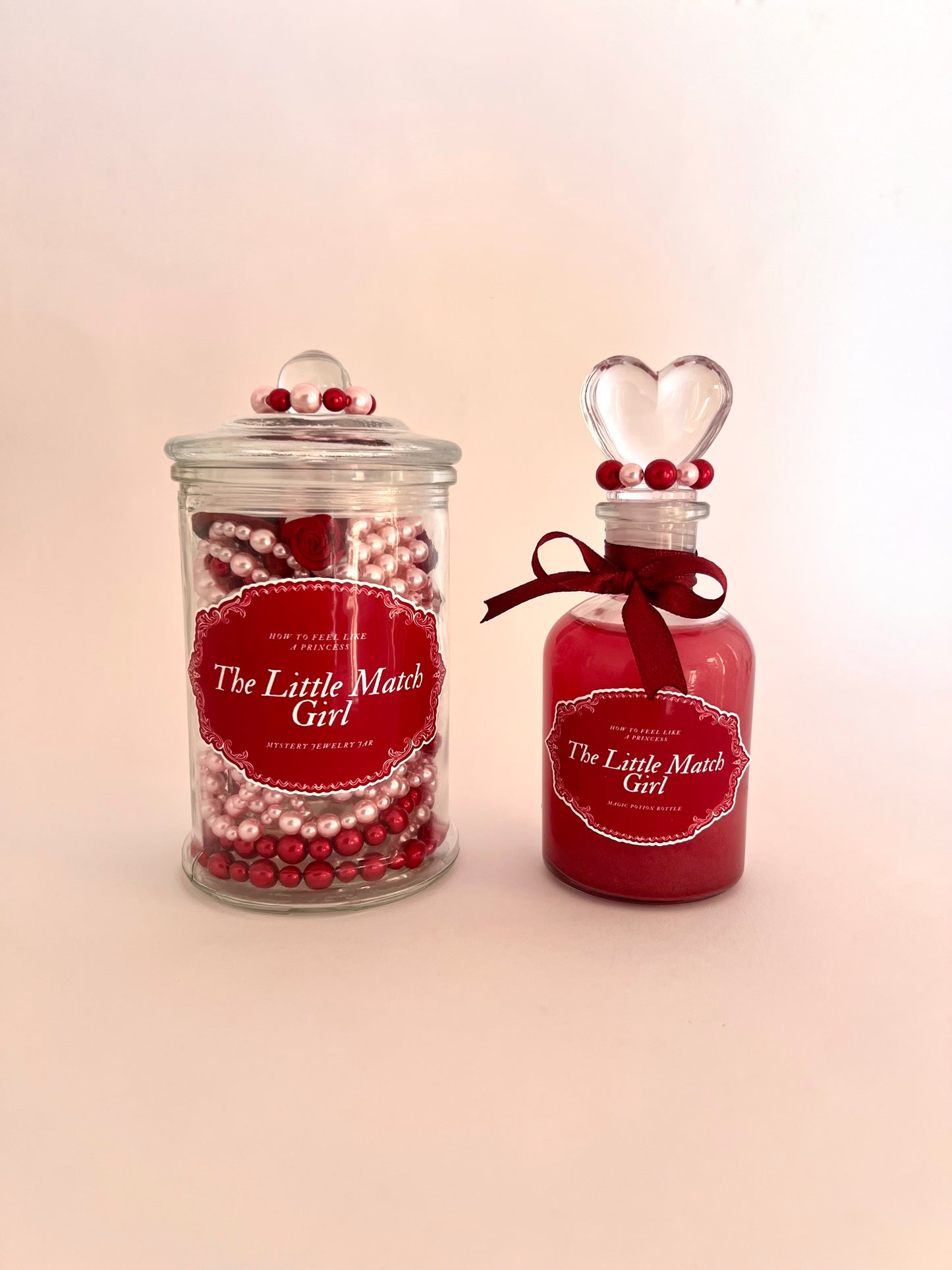 The Little Match Girl — Mystery Jewelry Jar & Magic Potion Bottle