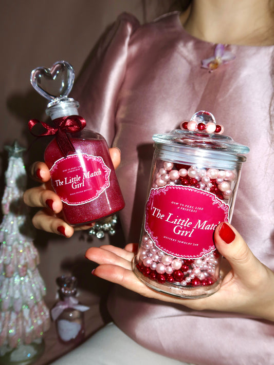The Little Match Girl — Mystery Jewelry Jar & Magic Potion Bottle