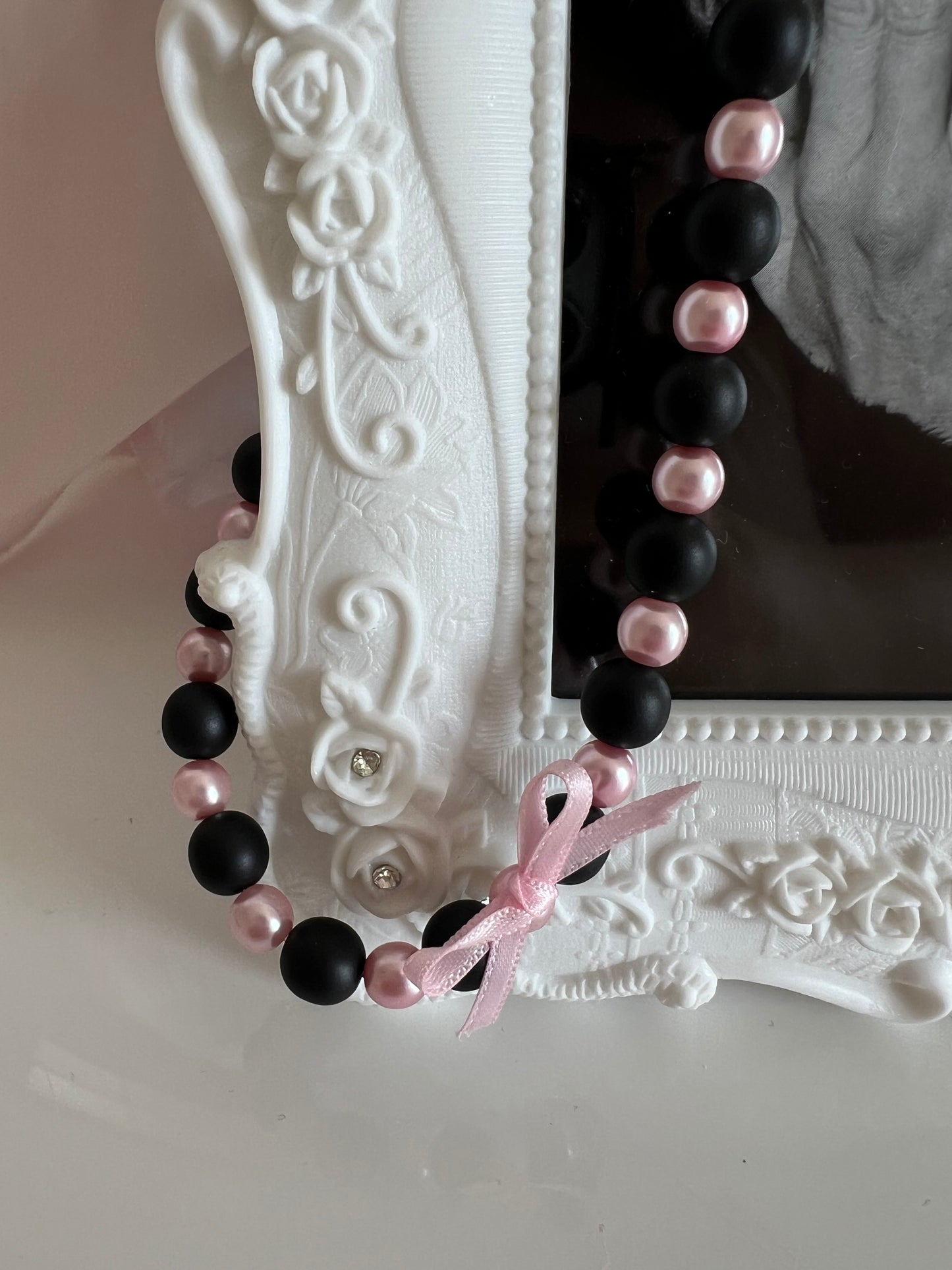 Pink Polka Dot Necklace