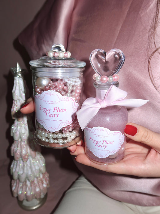Sugar Plum Fairy — Mystery Jewelry Jar & Magic Potion Bottle