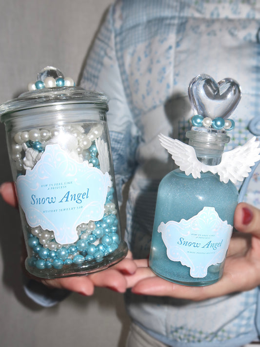 Snow Angel — Mystery Jewelry Jar & Magic Potion Bottle